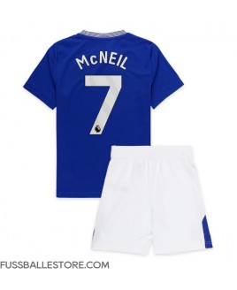 Günstige Everton Dwight McNeil #7 Heimtrikotsatz Kinder 2024-25 Kurzarm (+ Kurze Hosen)